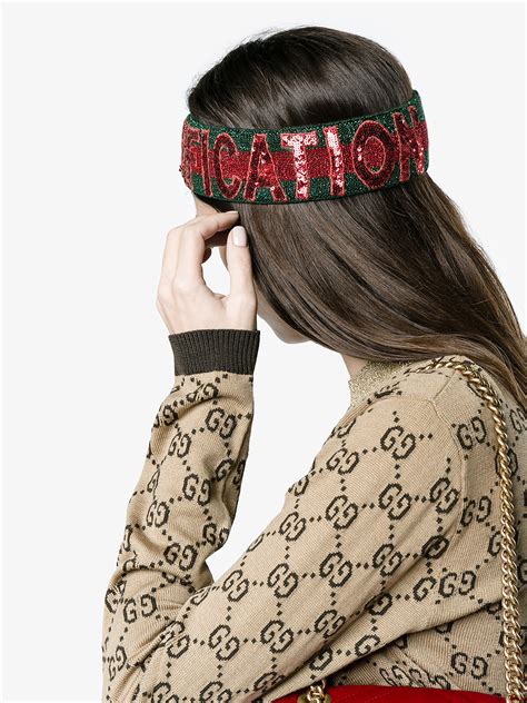 gucci headband red and green|gucci headbands women.